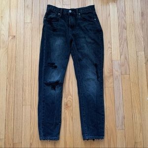Black high waisted jeans - blank NYC